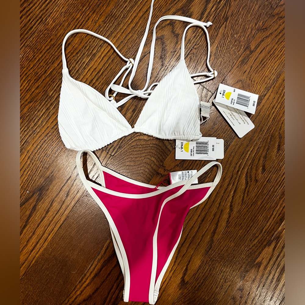 NWT l*space bikini small